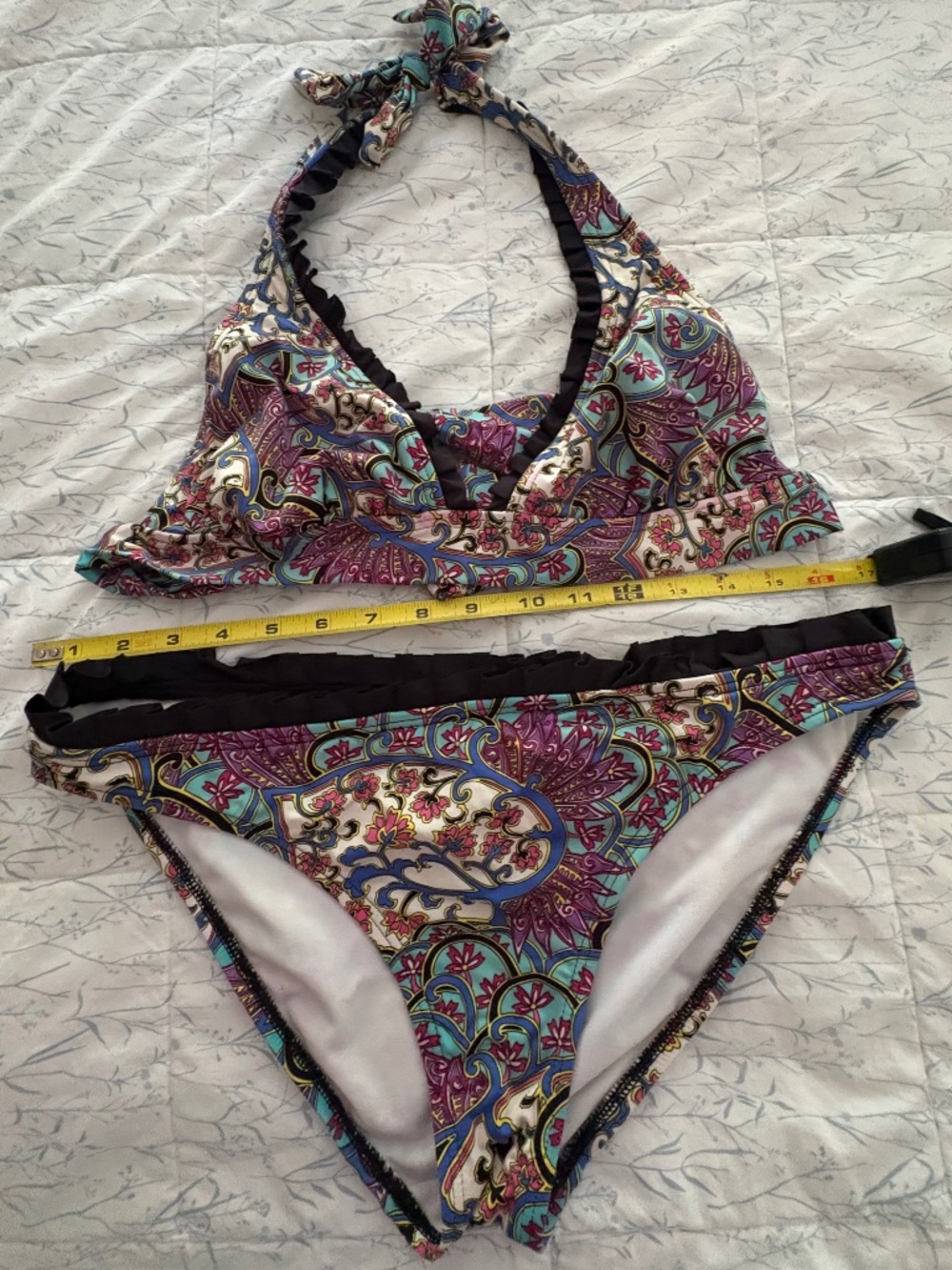 Kenneth Cole Bikini Size L - Picture 2 of 7